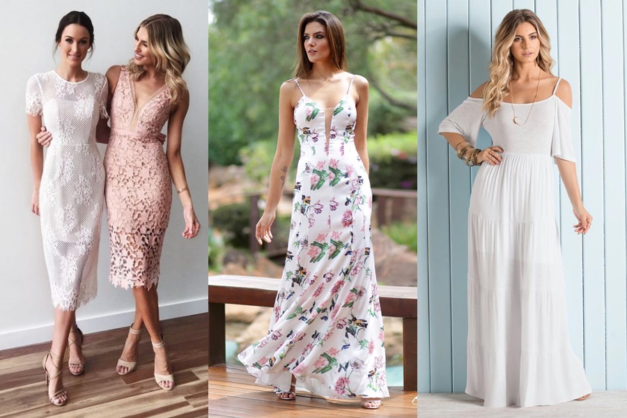 exemplos de modelos de vestidos de noivado longos